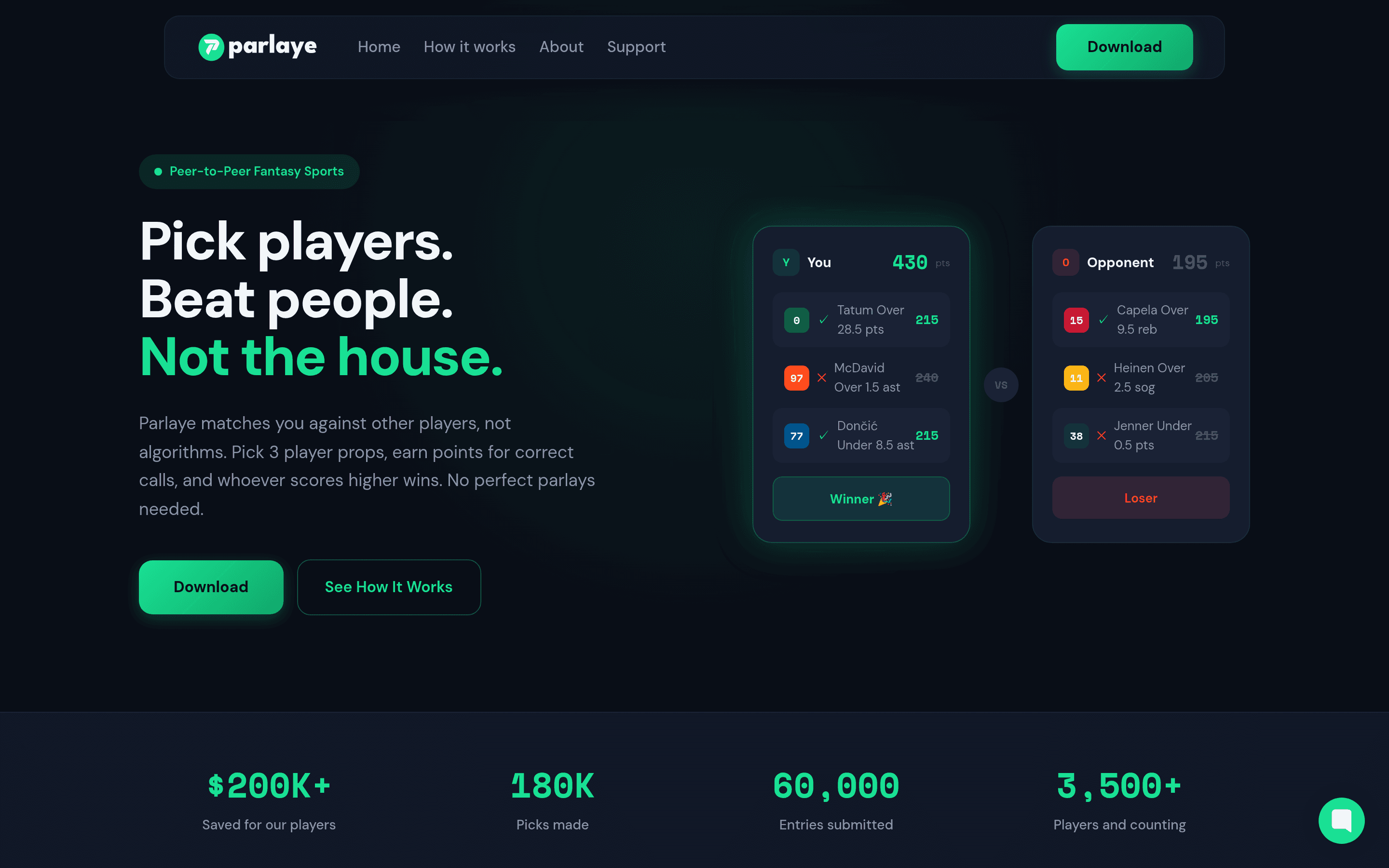 Parlaye screenshot